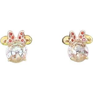 NEW Disney X Kate Spade New York Minnie Mouse Clear Studs NWT